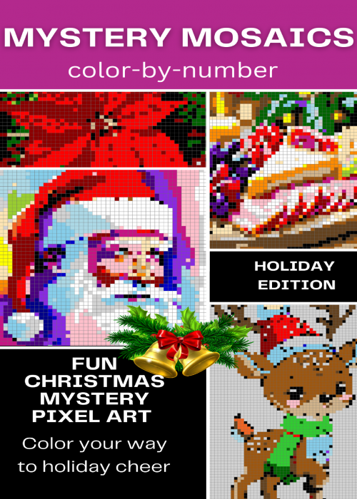 Christmas Mystery Color-By Number